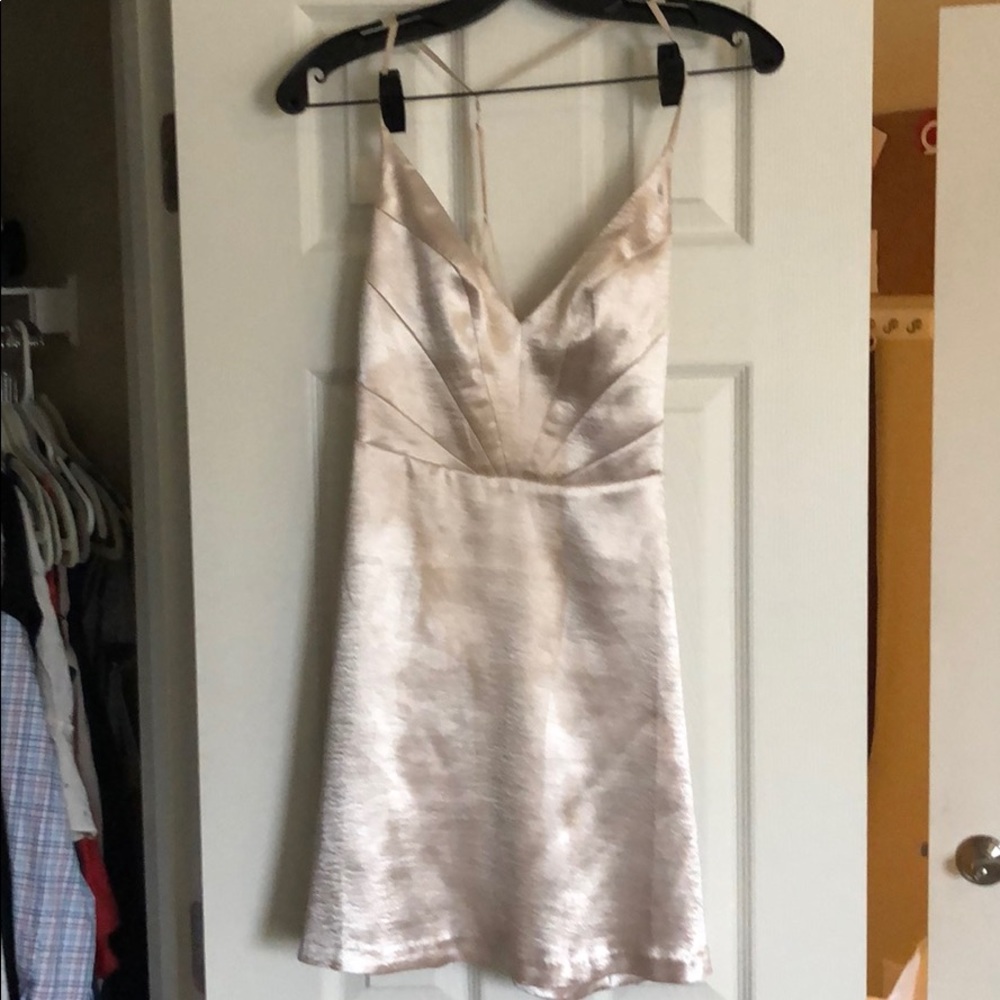 Kimchi Blue (urban outfitters) metallic dress